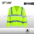 Gilet de sécurité 3 m ruban réfléchissant avec gilet de protection anti-flamme à manches longues